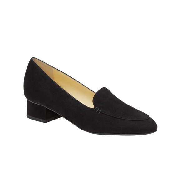 NIB SF257SBK Sarah Flint Rosie Heel Loafer in Black Suede - US 9.5 / IT 40.5 - Picture 2 of 9
